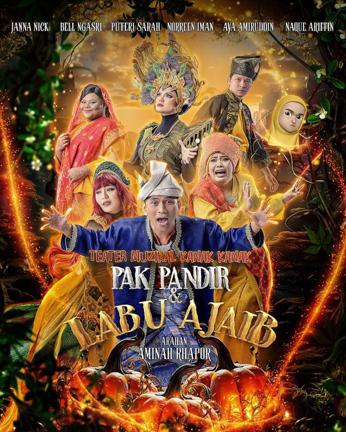  The actress recently starred in the stage play, 'Pak Pandir & Labu Ajaib'