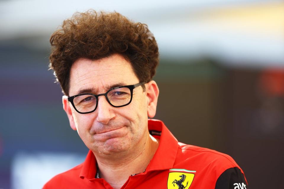 Mattia Binotto stepped down as Ferrari boss at the end of the season (Getty Images)