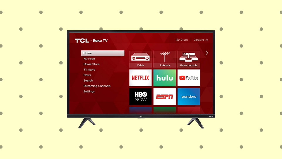 Save $120 on this TCL 40-inch HD Smart LED Roku TV (40S325). (Photo: Amazon)