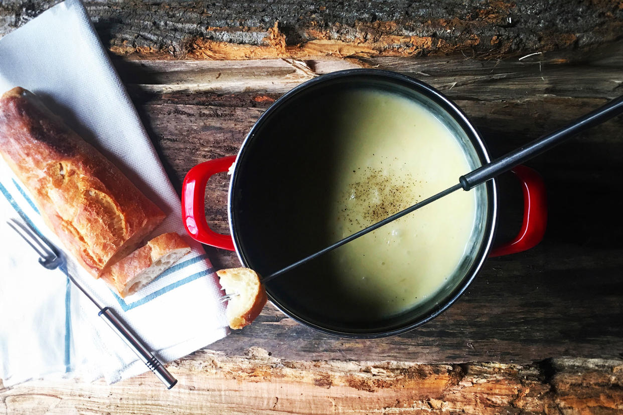 Cheese Fondue and Bread Getty Images/Cavan Images