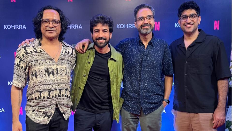 (L-R) Diggi Sisodia, Randeep Jha, Sudip Sharma, Gunjit Chopra