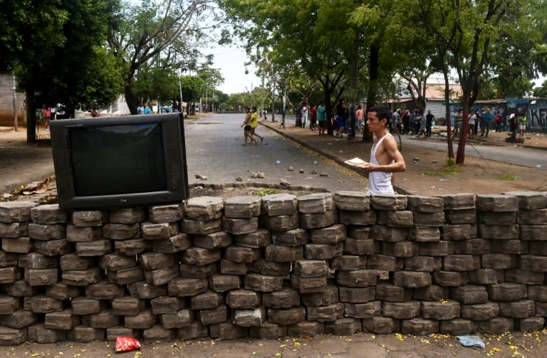 Nicaragua's President Daniel Ortega has accused the demonstrators of acting "like gangs"