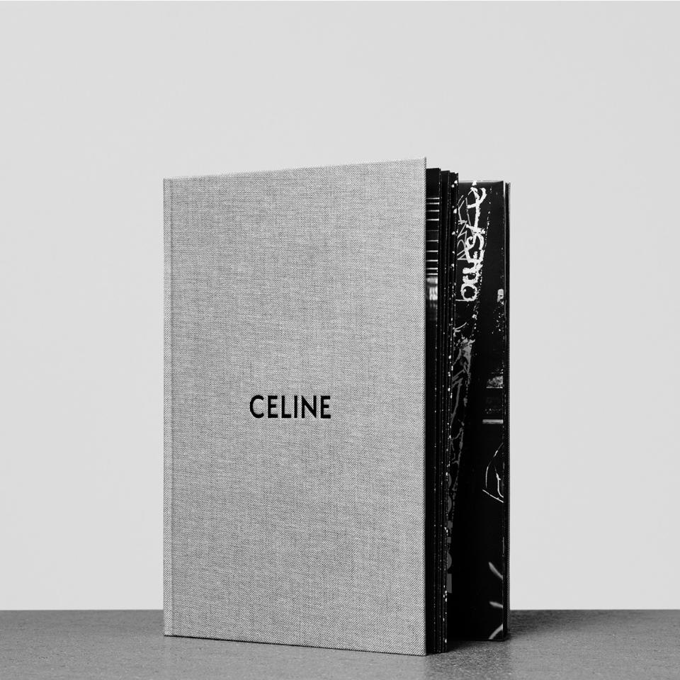 Slimane photographed 10 iconic Parisian nightclubs for his debut Celine show invite.