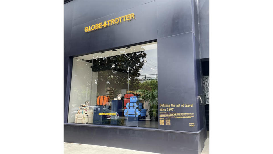 The exterior of the flagship store in LA - Credit: Globe-Trotter