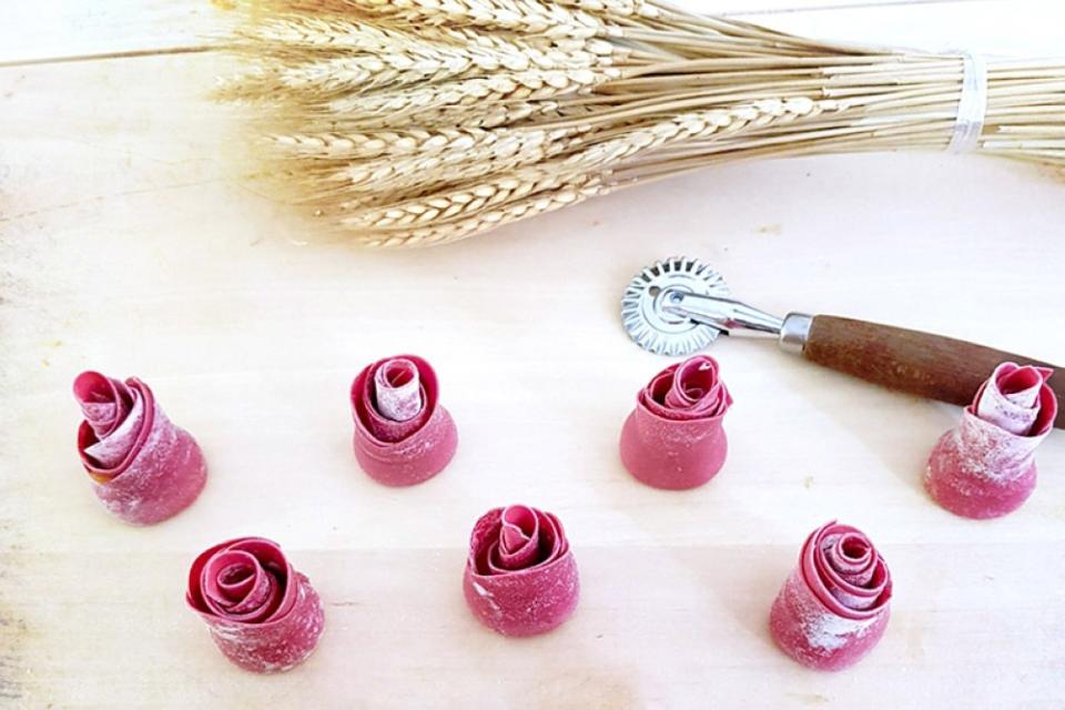 Pretty in pink: Roses Ravioli.