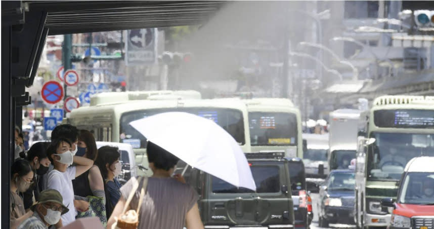 日本近期遇上「猛暑日」來襲。（圖／達志／美聯社）