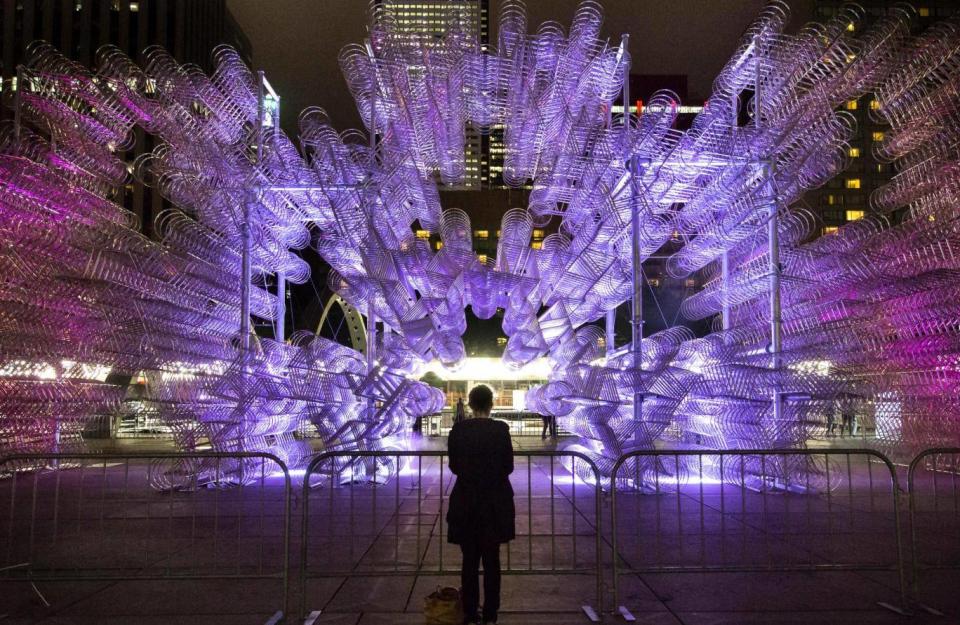 The Nuit Blanche arts festival lights up the city (Tourism Toronto)