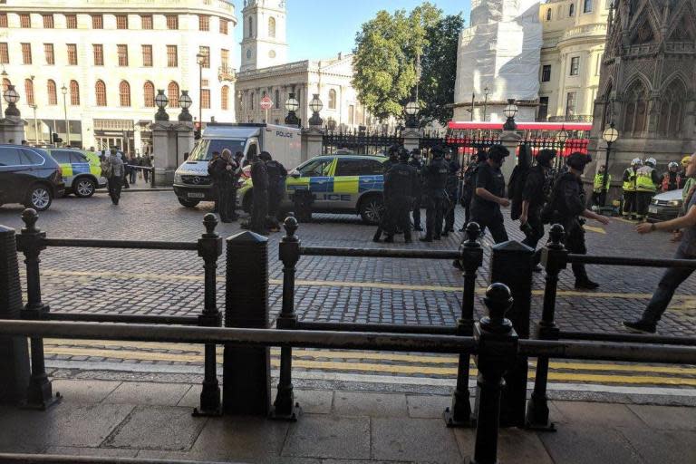 Charing Cross station evacuated: Armed police swoop on station after 'man on tracks claims to have bomb'