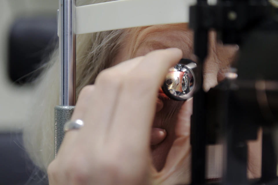 Glaucoma patients can use implants to treat the condition by draining the eye,