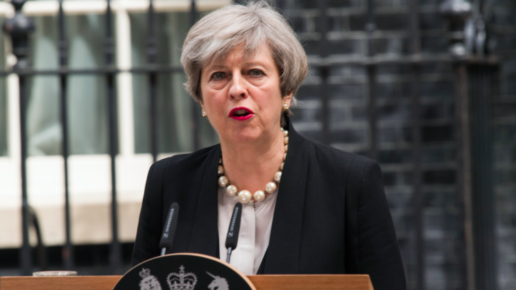 <em>Theresa May has refused to take part in the leaders’ debate (Rex)</em>