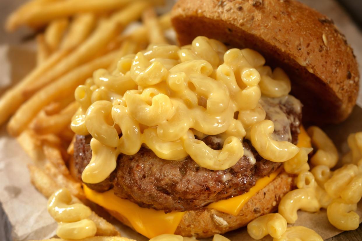 Mac and Cheese Burger