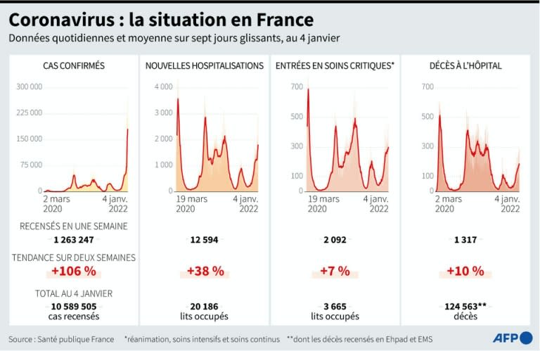 Coronavirus : la situation en France (AFP/Simon MALFATTO)