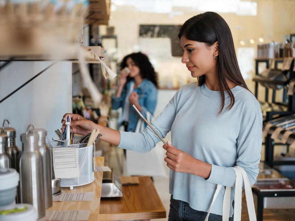 Keep a reusable straw handy.