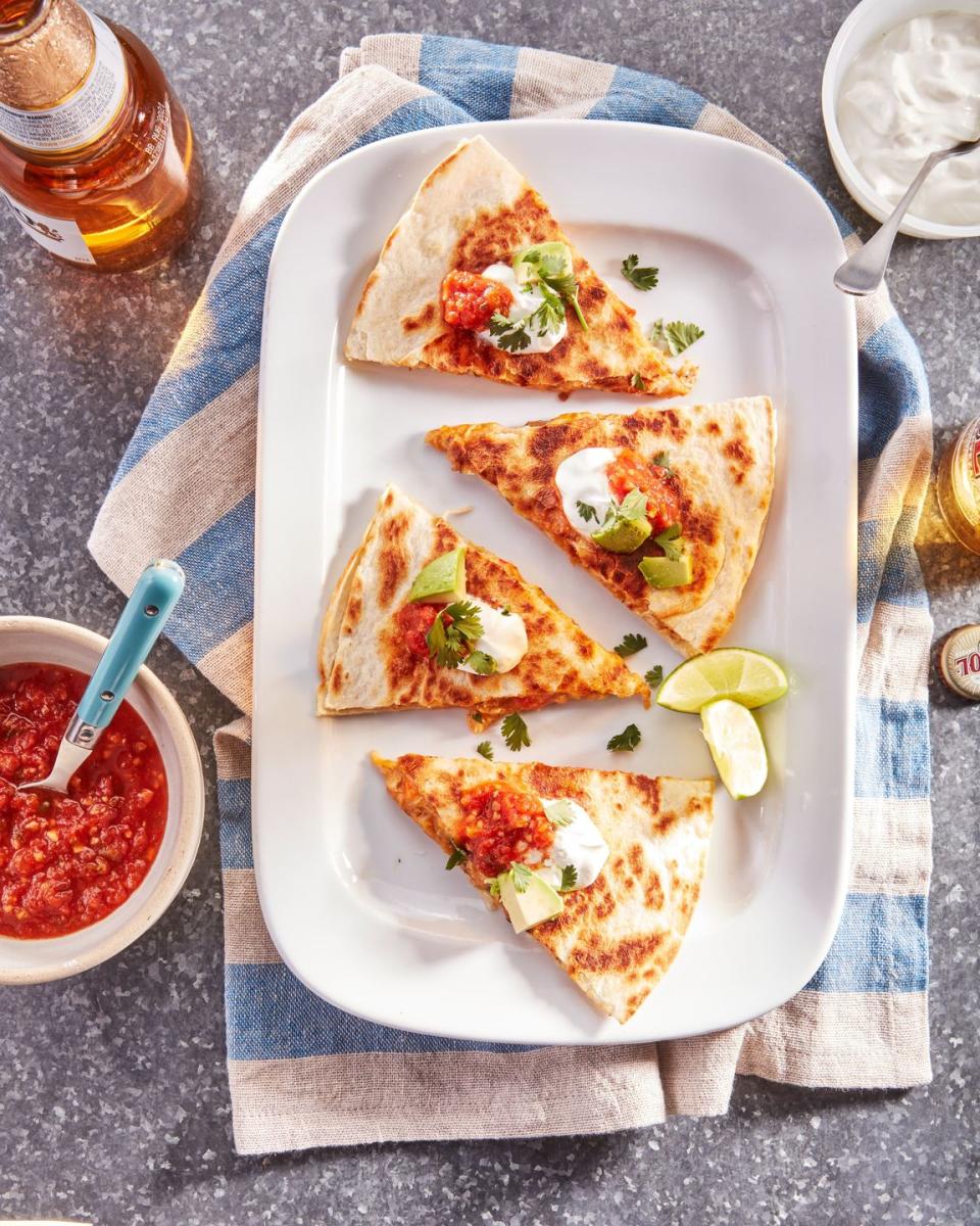 9) A Smart Take on Chicken Quesadillas