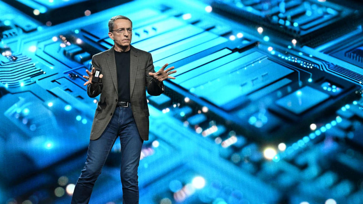  Intel's Pat Gelsinger at Intel Vision 2024. 
