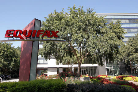 FILE PHOTO: Credit reporting company Equifax Inc. corporate offices are pictured in Atlanta, Georgia, U.S., September 8, 2017. REUTERS/Tami Chappell