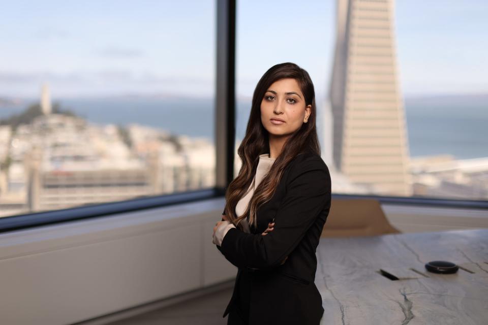 Mursal Sadat worked for the U.S. Agency for International Development in Afghanistan, but was forced to evacuate when the Taliban took over. She lives in the Bay area and is leading a lawsuit to get the U.S. government to process asylum claims for Afghans more quickly.