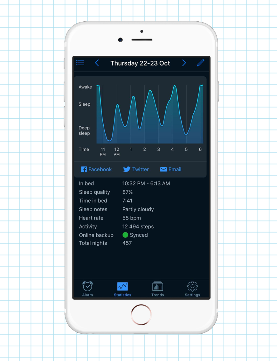 sleep cycle app on iphone