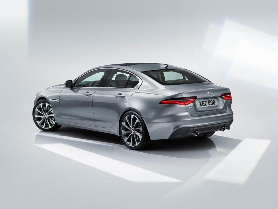 <p>A Jaguar spokesperson told <em>C/D</em> that there are currently no plans to stick <a rel="nofollow noopener" href="https://www.caranddriver.com/news/a26340535/jaguar-land-rover-ingenium-inline-six-engine/" target="_blank" data-ylk="slk:JLR's new turbocharged, supercharged, and hybridized inline-six;elm:context_link;itc:0;sec:content-canvas" class="link ">JLR's new turbocharged, supercharged, and hybridized inline-six</a> in the XE. So, at least for now, the P300 model is the top of the XE food chain. A Dynamic Handling package is a new option, which brings larger brakes, a rear spoiler, adjustable dampers, and configurable driving modes.</p>