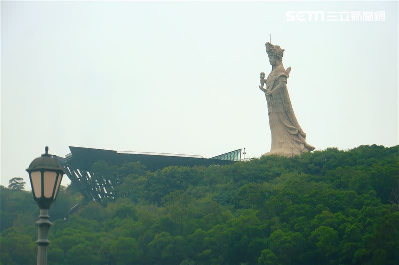 全世界最高的媽祖巨神像。（圖／記者蕭翰弦攝影）