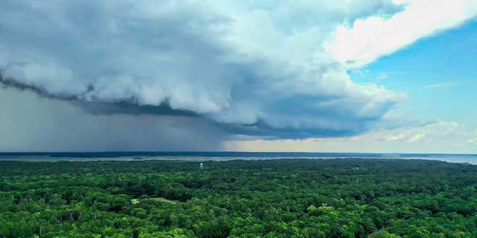 Matt Garbade shared this photo of a storm rolling in over Daufuskie Island. Submitted