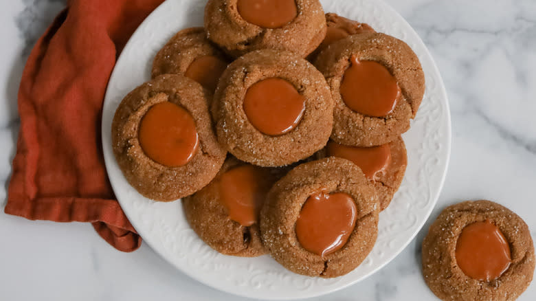 cookies with brown napkin