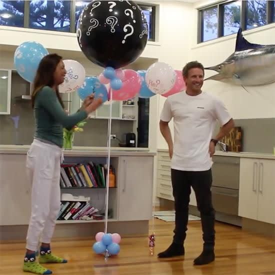 Turia Pitt has revealed the gender of her baby in an Instagram video. Photo: Instagram