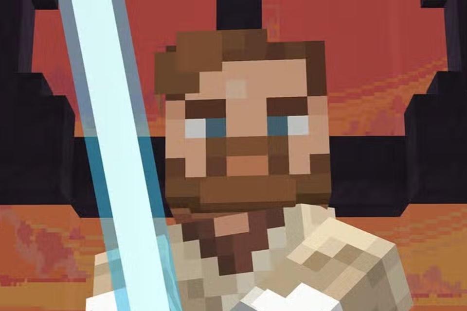 Obi-Wan Kenobi in Minecraft Star Wars: Path of the Jedi (Minecraft)