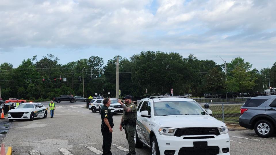 <div>The Flagler County Sheriffs Office responded to a "swatting call" and was investigating unfounded threats at two schools in Flagler County. (Photo: Flagler County Sheriffs Office)</div>