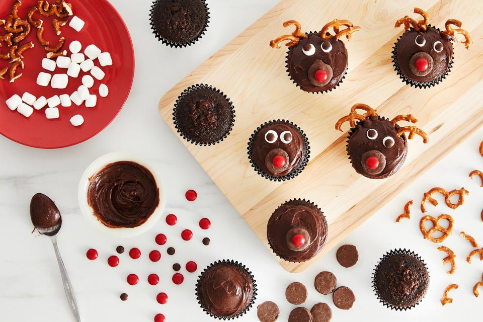 reindeer cupcakes