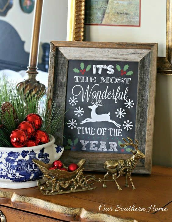 Printable 'Most Wonderful Time of the Year' Artwork