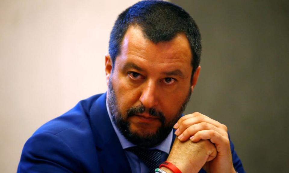 Italy’s interior minister Matteo Salvini