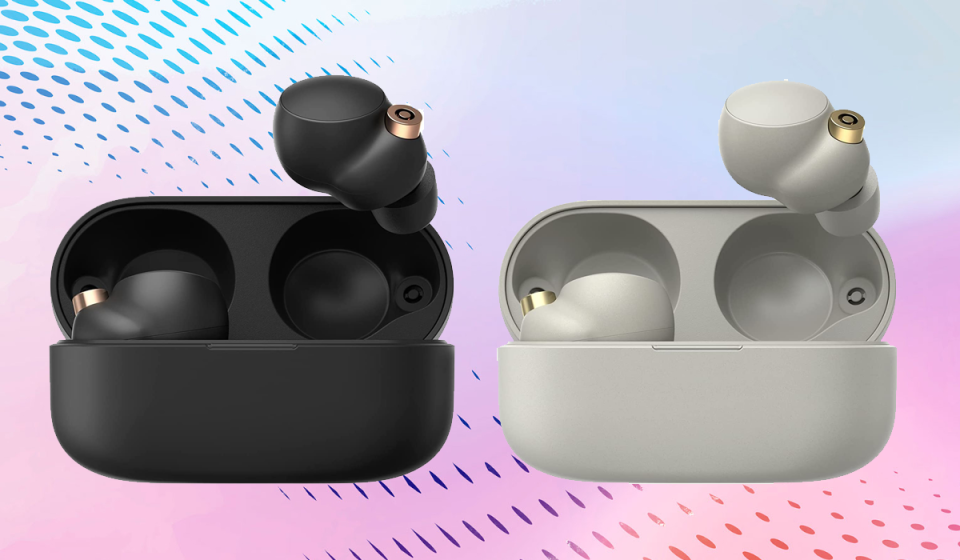 Sony's top-rated noise-canceling earbuds are available in black and white.