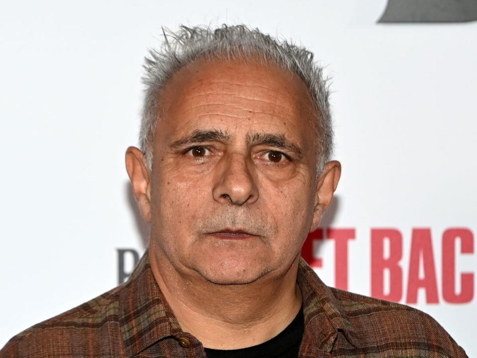 Hanif Kureishi pictured at the UK premiere of ‘The Beatles: Get Back’ on 16 November 2021 (Getty Images)