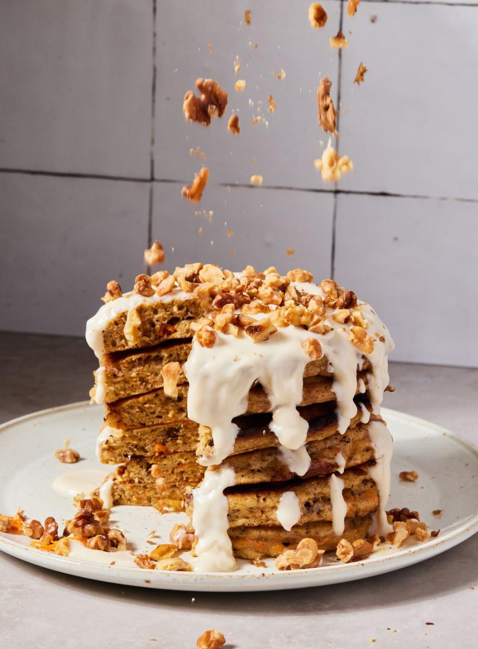 4) Carrot Cake Pancakes