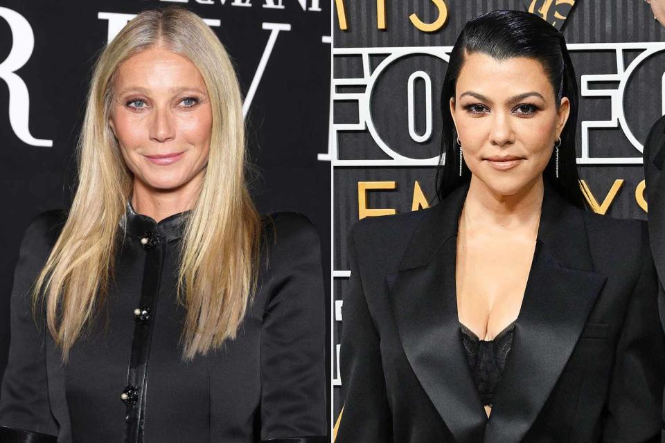 <p>Pascal Le Segretain/Getty; Gilbert Flores/Variety via Getty</p> (L-R) Gwyneth Paltrow and Kourtney Kardashian Barker.