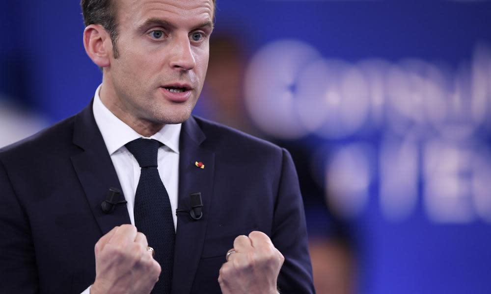 Emmanuel Macron: more popular internationally than in France.