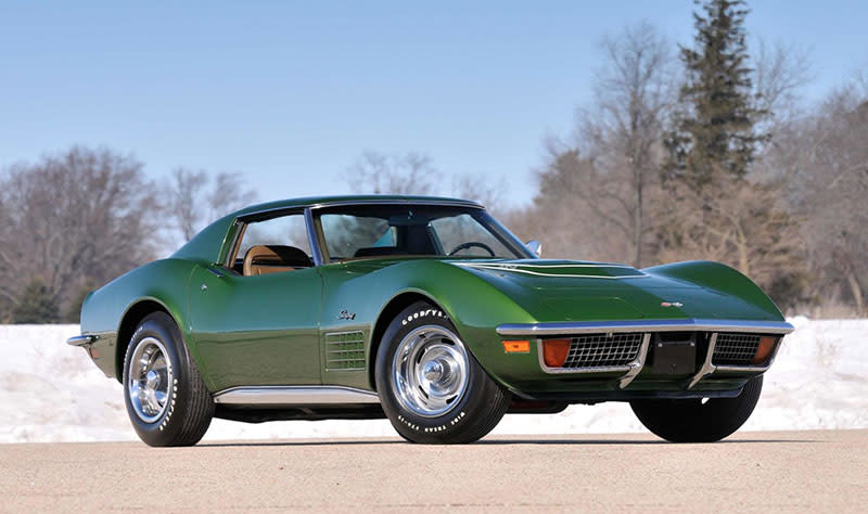 A 1972 Chevrolet Corvette ZR1, front three-quarter view.