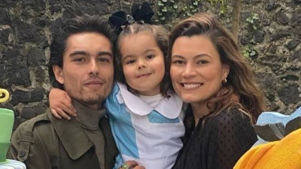 Sergio Mayer Mori con hija y Natalia Subtil / Cortesía 
