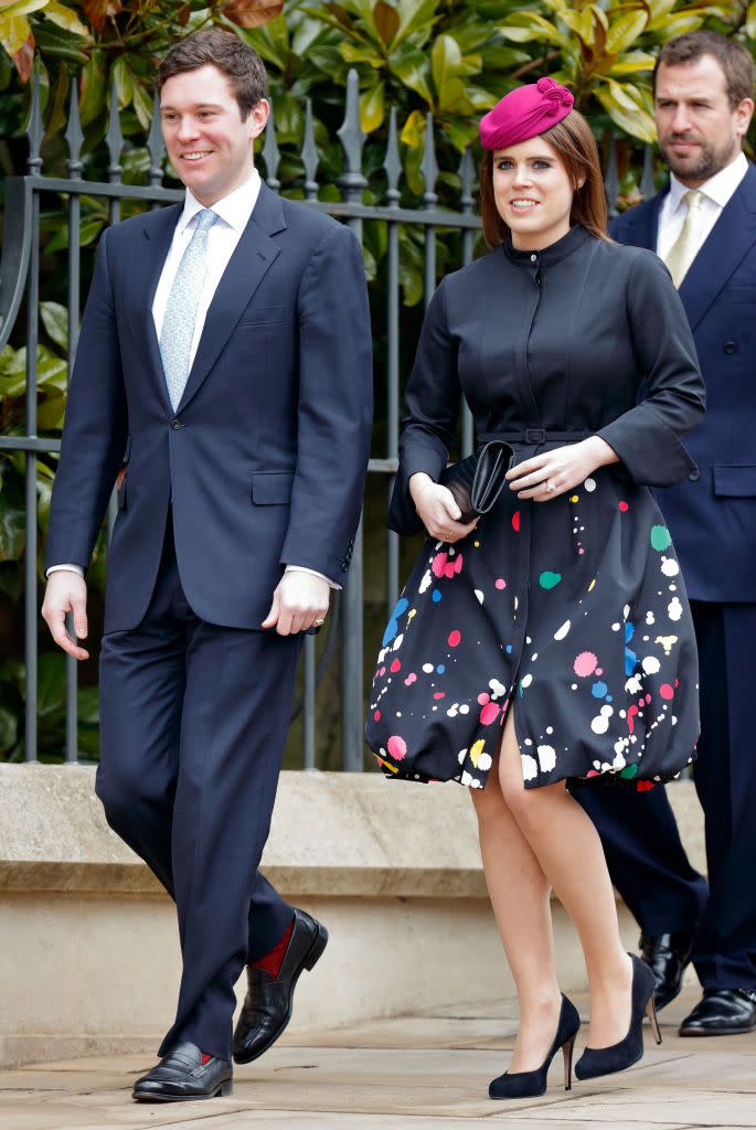 The Royal Family Attend Easter Service At St George's Chapel, Windsor