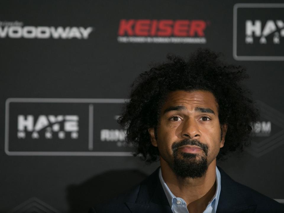 David Haye made controversial comments during an appearance on Soccer AM (Getty)