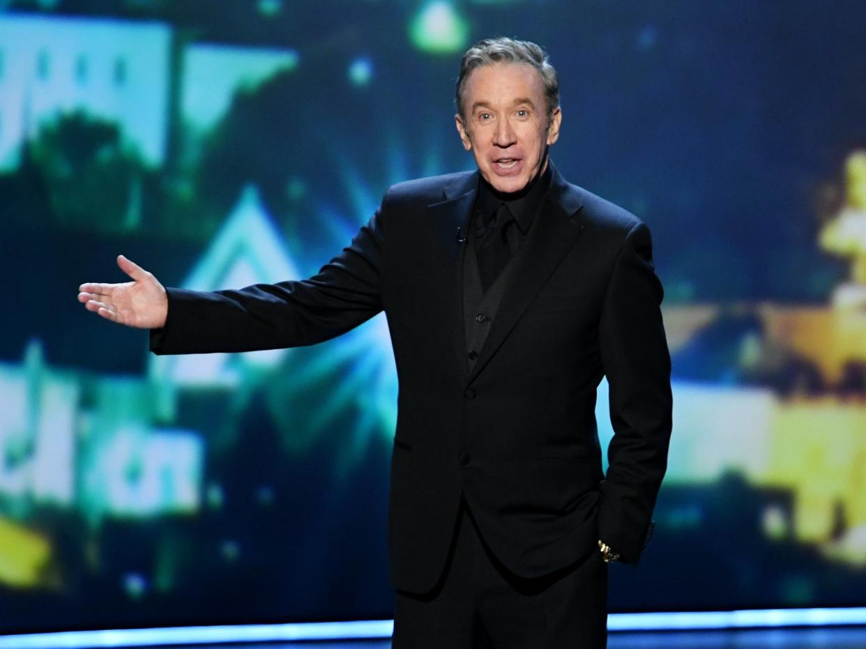 Tim Allen speaks at the 71st Emmy Awards on 22 September 2019 in Los Angeles, California (Kevin Winter/Getty Images)