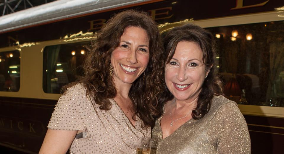 Emmerdale star Gaynor Faye with her mother Kay Mellor, who has died aged 71. (Getty Images)