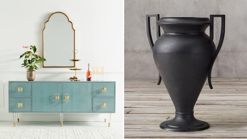 Art deco decor is finding its way in mainstream retailers like Anthropologie and Restoration Hardware.