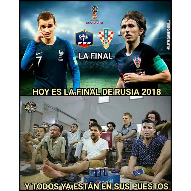 Los mejores memes de la gran final del Mundial