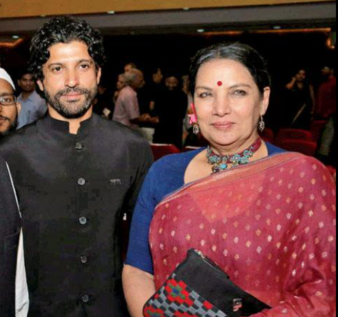 Farhan Akhtar - Shabana Azmi: There is only so much left to speculate on Farhan’s equation with Javed Akhtar’s present wife and veteran actress Shabana Azmi. In an interview with Filmfare, Honey Irani herself testified the warmth Shabana Azmi has offered to Farhan and Zoya. The relation has always been cordial in the family.