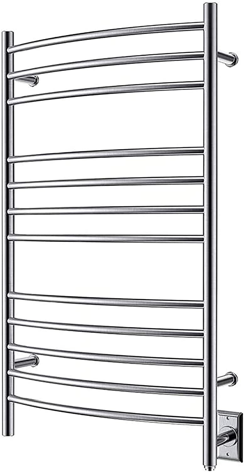 Heatgene wall mounted towel warmer in brush finish