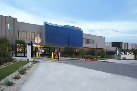 Vantage Data Centers’ portfolio includes 34 operational or developing hyperscale data center campuses across five continents. Pictured is a data center on the company’s Phoenix, Arizona campus. (Photo: Business Wire)