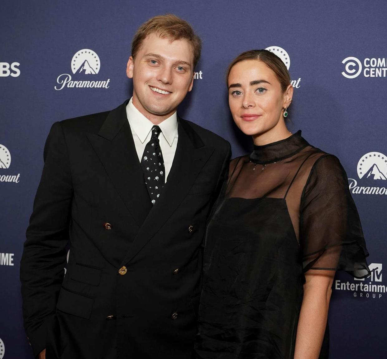 Naomi Biden and fiancé Peter Neal at the Paramount White House Correspondents' Dinner after party at the French Ambassador's residence, in Washington, D.C., on April 30, 2022