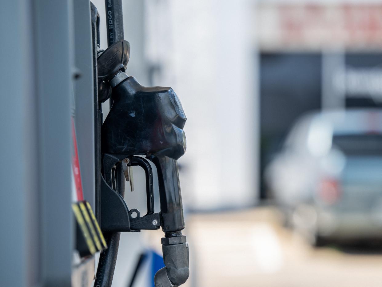 A gas pump is seen at a Chevron gas station on June 09, 2022 in Houston, Texas. Gas prices are breaching record highs as demand increases and supply fails to keep up. There are now over 10 states where the average price of gasoline is $5 a gallon or higher.